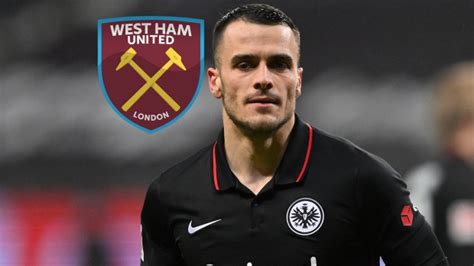 West Ham Launch Filip Kostic Transfer Bid With Eintracht Frankfurt Wing Back Targeted After