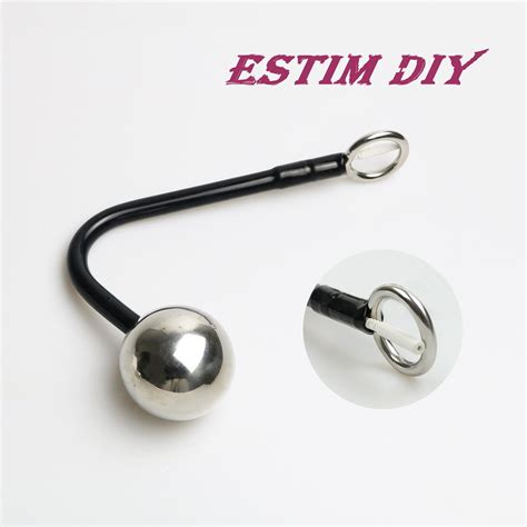E Stim Electrode Hook Ball Prostate Electro Stimulation Etsy