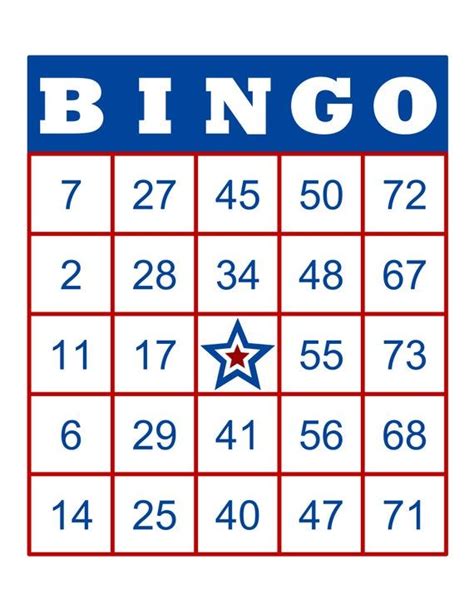 Pin On Bingo Cards Printable
