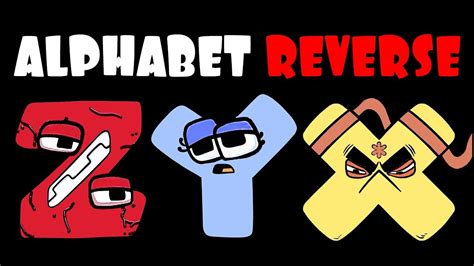 Reverse Alphabet Lore Alphabet Lore A Z Reverse 🌪 Youtube