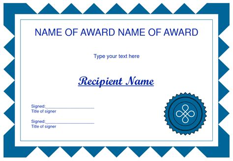 Certificate Template Free Clipart Best