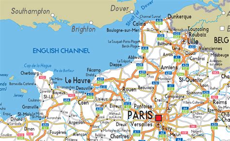 France Road Map I Love Maps