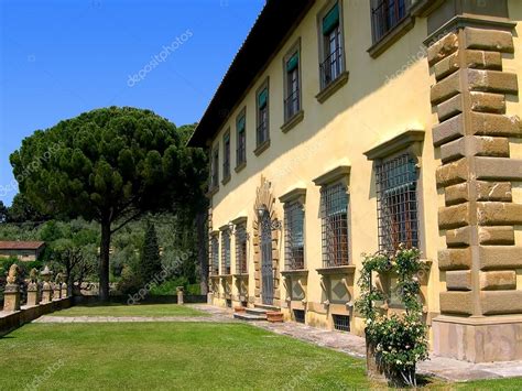 Italian Garden At Settignano In Tuscany Italy — Stock Photo
