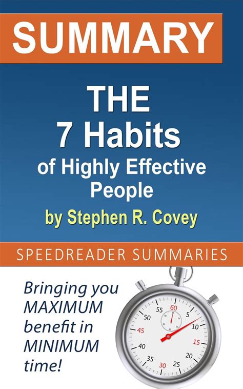 ‎summary Of The 7 Habits Of Highly Effective People By Stephen R Covey