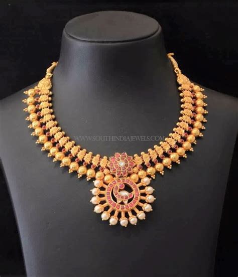 South Indian Antique Gold Jewellery Design South India Jewels