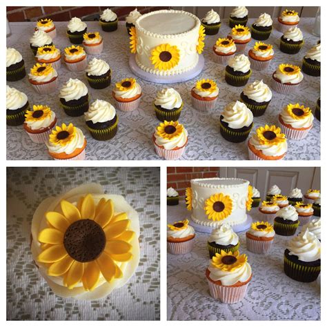 Sunflower Cupcake Wedding Cake The Perfect Choice For This Year