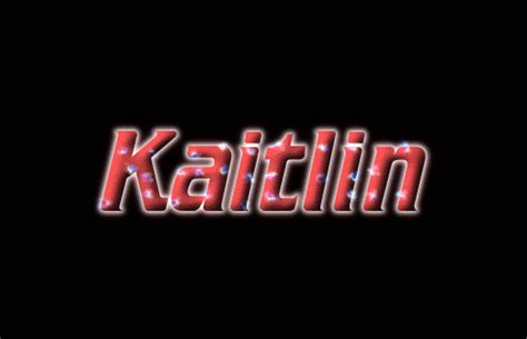 kaitlin ロゴ フレーミングテキストからの無料の名前デザインツール