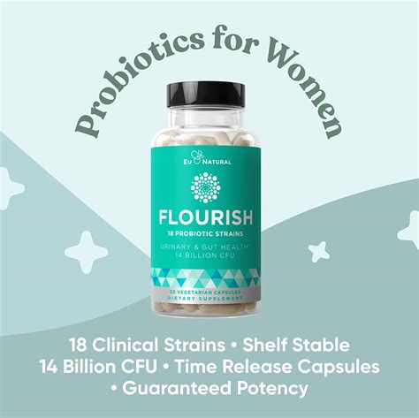 Buy Flourish Probiotics Prebiotics For Women Gut And Digestion