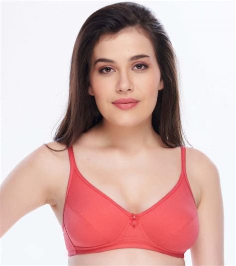 Daisy Dee Cotton Non Padded Non Wired Th Coverage Pink Bra FIT