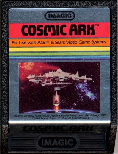 Cosmic Ark Atari 2600 Playd Twisted Realms Video Game Store Retro Games