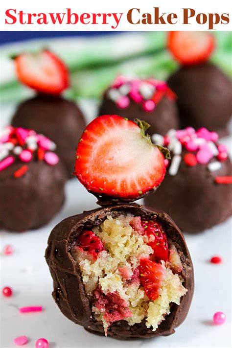 Bright and colorful and sure to bring a smile, these funfetti cake pop balls are easy to make and will make a perfect birthday celebration. Strawberry cake pops | Recipe | Strawberry cake pops ...