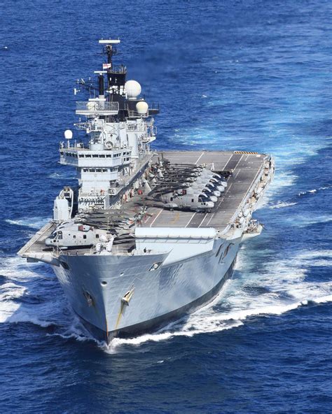 Royal Navy S Flagship Helicopter Carrier Hms Ocean Could Join Brazil S