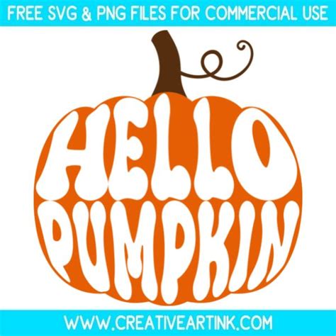 Hello Pumpkin Svg Free Svg Files Creativeartink Com