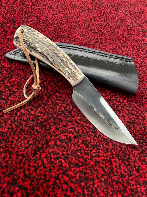 Hand Forged Skinning Knife Custom Handmade D2 Steel Knife Etsy