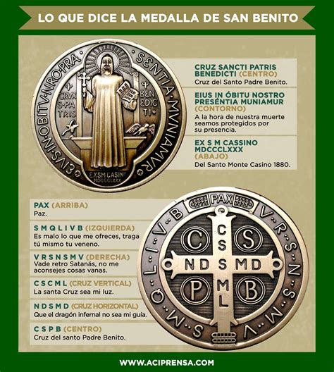 El significado de la Medalla de San Benito | Oración a san benito