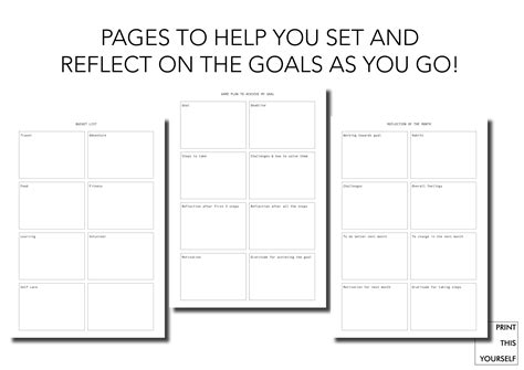 Printable Goal Planner For 2019 Goal Planner Printable Goals