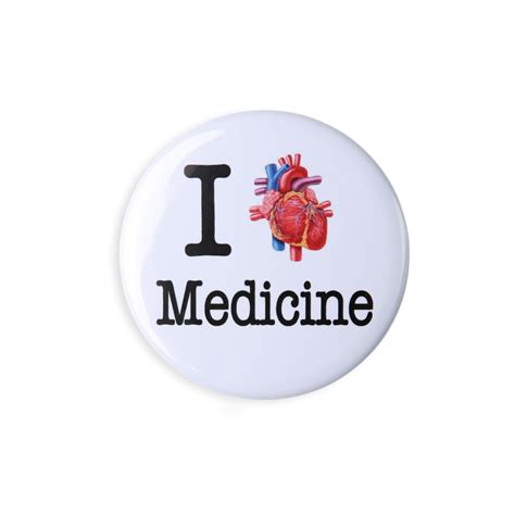 I Love Medicine Buttons For Helsepersonell Cingulum