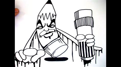 Using a so configurable online graffiti text editor can be a little tricky. Drawing a graffiti Pencil Character - (Speed Drawing) - YouTube