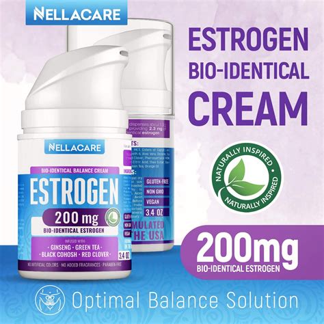 Estrogen Estriol Cream For Menopause Relief Bioidentical And Natural