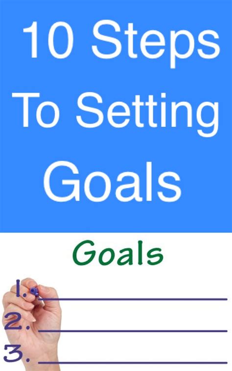 10 Steps To Goal Setting Corinna Bs World