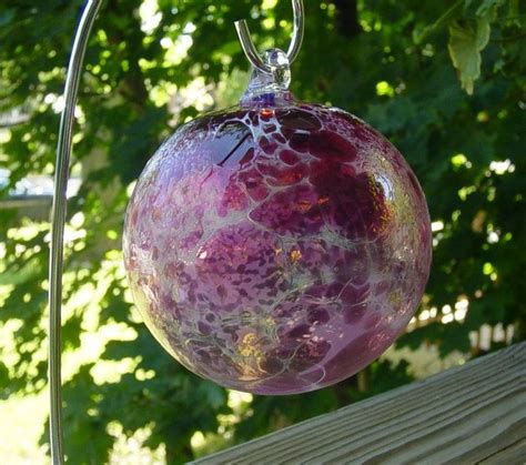 One Of My Blown Glass Balls Glass Blowing Glass Ball Christmas Bulbs