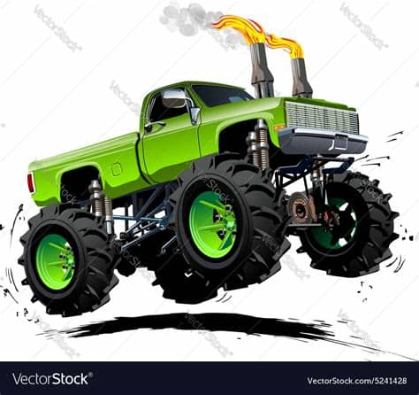 62+ truck icon images for your graphic design, presentations, web design and other projects. Cartoon Monster Truck Royalty Free Vector Image