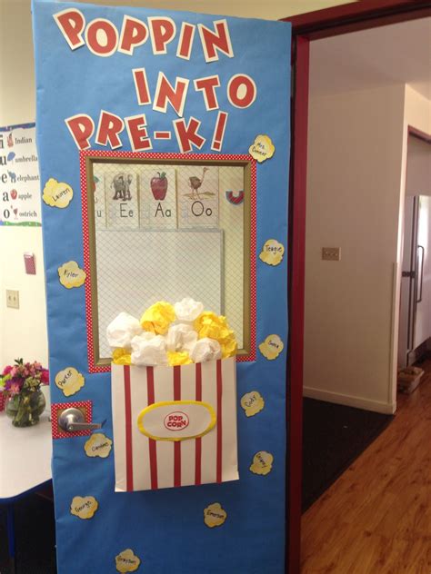 My Classroom Door This Year Poppin Into Pre K Preschool Classroom
