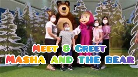 Masha And The Bear Meet And Greet Al Ain Mall Abu Dhabi Youtube