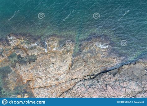 Aerial View Of Ocean Waves And Fantastic Rocky Coast 23 April 2022