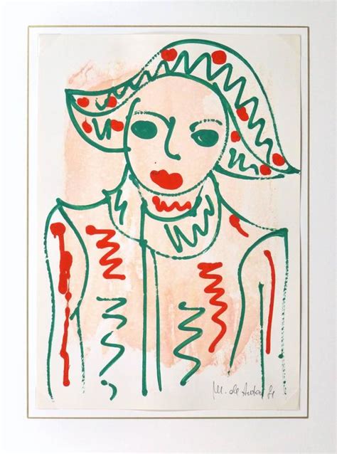 Unknown French Abstract Portrait At 1stdibs