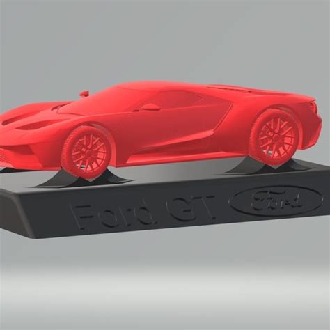 Download Free Stl File Ford Gt 3d Model Car Stl File With Personalized