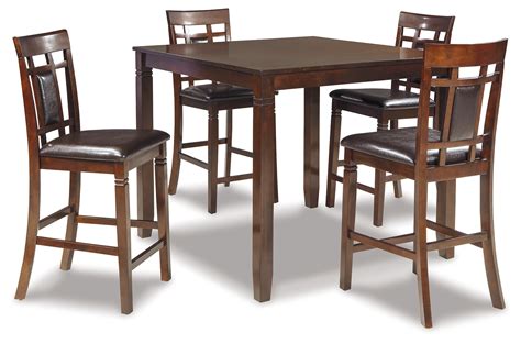 Bennox Counter Height Dining Table And Bar Stools Set Of D