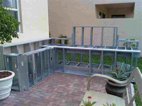 When it comes to outdoor cooking, there are make your mobile kitchen cart using studiomama's diy plans. Strong And Durable Metal Frame Outdoor Kitchen — Randolph ...