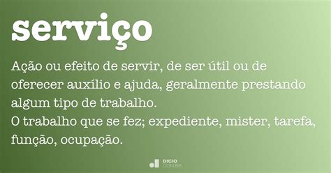 Serviço Dicio Dicionário Online De Português