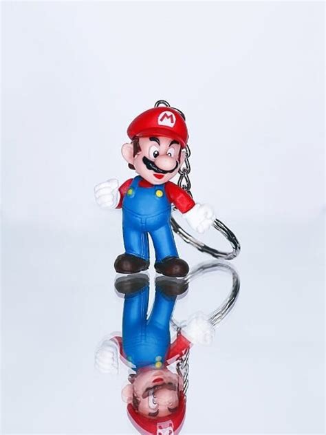 Super Mario Keychain Super Mario Etsy