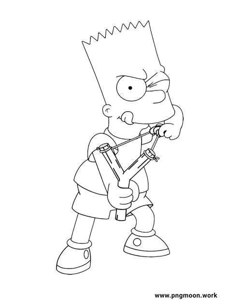 Bart Simpson Coloring Pages Bart Simpson Art Bart Simpson Drawing