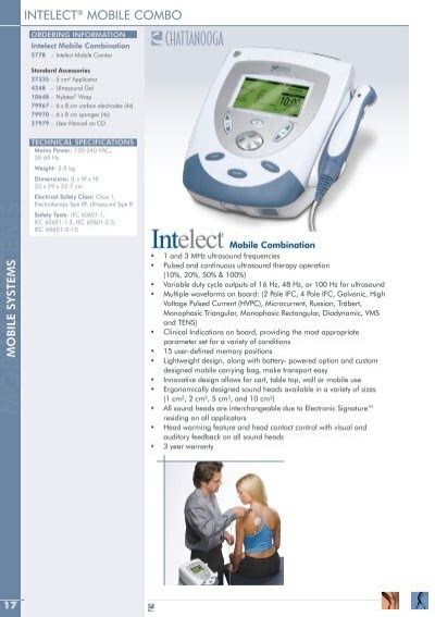 To View The Intelect Mobile Combination Catalogue Hitech Therapy
