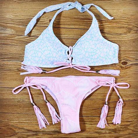 2018 2016 Sex Swimwear Bikini Push Up Bikini Brazilian Sexy Bandage Beach Swimwear Ladies