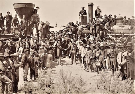 May 10 1869 A Golden Spike Completes The Transcontinental Railroad