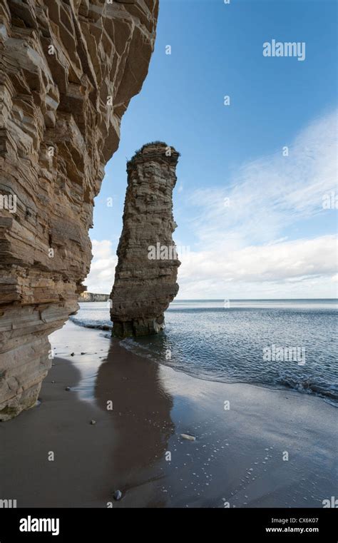 The Coast Sea And Rocks At Marsden Bay Near Whitburn County Durham