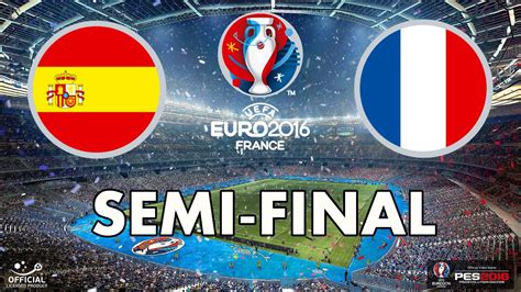 Watch a snippet from the rehearsals here. PES 2016 - EURO 2016 - Semi-final - Spain v France - YouTube