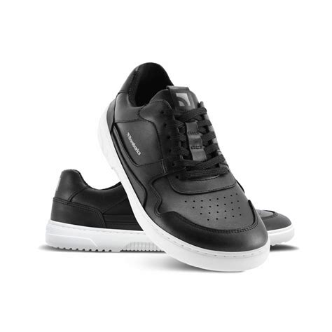 Barefoot Sneakers Barebarics Zing Black And White Leather Be Lenka
