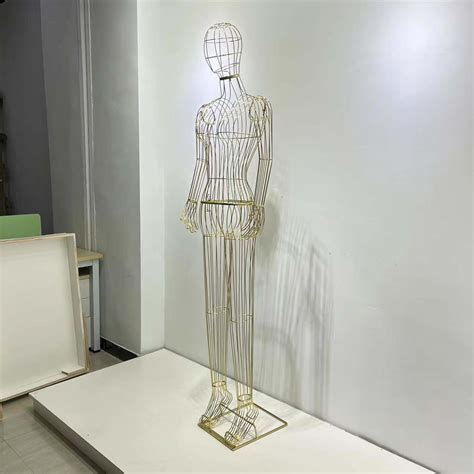 High Quality Full Body Metal Wire Mannequin Female For Window Display