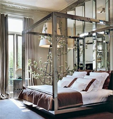 A typical canopy bed usually features. Mirror canopy bed | Home Decor | Pinterest
