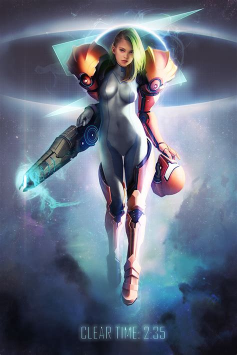 metroid fan art featuring samus — geektyrant