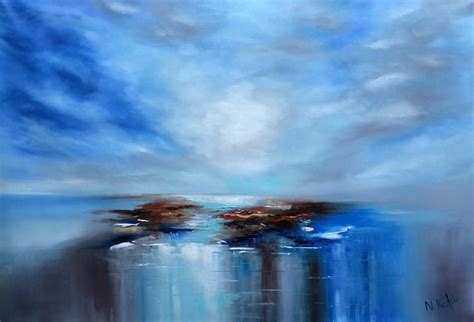 Calm Painting In 2020 Seascape Paintings Painting Abstract Art Painting