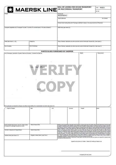 A Form That Has Been Placed On Top Of A Paper With The Words Verified Copy