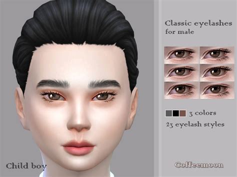 Classic Eyelashes For Male Child The Sims 4 Catalog