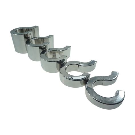 Metal Stainless Steel Scrotum Restraint Magnet Penis Delay Pendant Ring Adult Cock Ring For Men