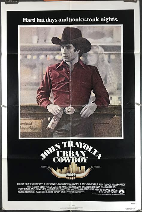 Urban Cowboy Original Vintage John Travolta Movie Poster Original